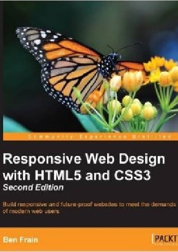 Okładka książki responsive web design. projektowanie elastycznych witryn w html5 i css3. wydanie ii